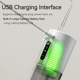 Portable Water Floss USB Rechargeable Oral Irrigator 280ML Electric Tooth Cleaning Device 3 Modes Waterproof Irrigator