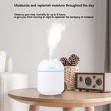 Mini Humidifier Ultrasonic Air Humidifier Essential Oil Diffuser Home Bedroom Office Aromatherapy Spray USB Night Light Filter