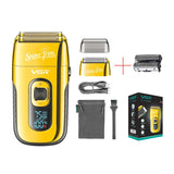 Professional Barber Shaver Beard Trimmer Shaper 3-Speed Electric Shaver Bald Head Shaving Machine Beard Electric Razor For Men