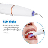 Ultrasonic Dental Scaler Electric Oral Teeth Tartar Remover Calculus Plaque Stains Cleaner Removal Teeth Whitening Tool with LED