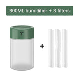 Mini Ultrasonic Air Humidifier 360ML Mute Aroma Essential Oil Diffuser For Home Car USB Fogger Mist Maker with LED Night Lamp