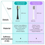 Oclean X Pro Elite/ X Pro/ F1 /Air 2/One 2/4PCS Replacement Brush Heads for Electric Toothbrush Deep Cleaning Tooth Brush Heads
