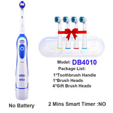 Oral B Sonic Electric Toothbrush for Adults Rotary Precision Clean Teeth Whitening Brush 4 Replacement Brush Head Refill + Case
