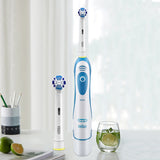 Oral B Sonic Electric Toothbrush for Adults Rotary Precision Clean Teeth Whitening Brush 4 Replacement Brush Head Refill + Case