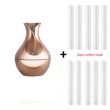 USB Aroma Essential Oil Diffuser Ultrasonic Cool Mist Humidifier Air Purifier 7 Color Change LED Night Light for Office Home
