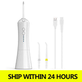Oral Irrigator Dental Water Jet Electric Portable Irrigator for Teeth Replacement Nozzles Teeth Whitening Cleaner Dropshipping