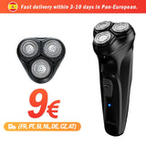 Professional Electric Shaver for Men 3D Triple Floating Blade Razor Shaver USB Rechargeable Fast Charging Beard Machine Travel