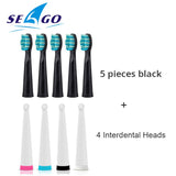 Seago Electric Toothbrush Heads Dupont Bristle Replacement Brush Heads Suitable For Seago Toothbrush Accessories Free Shipping