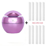 USB Aroma Essential Oil Diffuser Ultrasonic Air Home Humidifier Mini Mist Maker Aroma Diffuser 130ML 7 Color LED Light Office