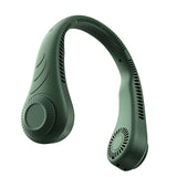 Portable Leafless Hanging Neck Fan,360 Degree Lazy Usb Neckband Fan 78 Surround Air Outlets USB 4000Mah Rechargeable Mini fan