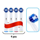 Oral B Electric Toothbrush heads Replacement attachments brush Spare parts 4Pcs/Pack Precision Clean Cross Action 3D White