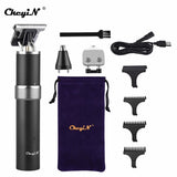 USB Rechargeable Powerful Clipper Beard Electric Hairdresser Razor Barbershop Cordless Close to 0mm T Head Men Haircut Tools
