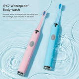 Tongwode 3PCS Sonic Electric Toothbrush IPX7 Waterproof Adult Couple Home Use Soft Bristle Replaceable Tooth Brush Heads