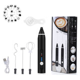 USB Rechargeable Blender Milk Frother 3 Speeds Electric Stainless Steel Handheld Mini Blender Drink Mixer for milk eggs