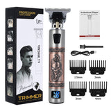 Professional Barber Hair Clipper USB Electric Hair Trimmer T-Outliner Cutting Beard Trimmer Shaver Men Barber Hair Cutting