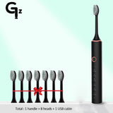 New 2022 N100 Sonic Electric Toothbrush Adult Timer Brush 6 Mode USB Charger Rechargeable Tooth Brushes Replacement Heads Set