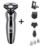 ZOZEN Men's Electric Shaver,Electric Shaver For Men,Beard and Mustache Trimmer,Washable and USB Charging Shaving Machine