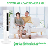Portable USB Air Conditioner Mini Vertical Bladeless Fan Summer Air Cooler For Home Office Travel Cooling Tower Fan 2021New