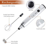 Wireless Electric Milk Frothers Handheld Blender With USB Electrical Mini Coffee Maker Whisk Mixer For Coffee Cappuccino Cream