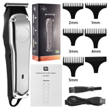 Professional Barber Hair Clipper Rechargeable Electric Cutting Machine Beard Trimmer Shaver Razor for Men Cutter