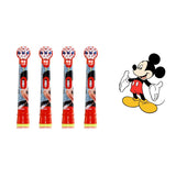 Oral B Toothbrush Heads Replacement Children Cartoon Soft Bristles Round Electric Tooth Brush Heads Oral Care for Kids 2Pcs/4Pcs