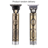 USB Rechargeable Powerful Clipper Beard Electric Hairdresser Razor Barbershop Cordless Close to 0mm T Head Men Haircut Tools