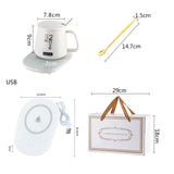 USB Portable Mug Heater Coffee Mug Cup Warmer Milk Tea Water Heating Pad Cup Heater Warm At Constant Office Home Appliances