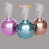 USB Aroma Essential Oil Diffuser Ultrasonic Air Home Humidifier Mini Mist Maker Aroma Diffuser 130ML 7 Color LED Light Office