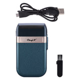 Waterproof Reciprocating Electric Shaver Dry Wet Dual Use Beard Trimmer Cutter Men Powerful Rechargeable Razor with Extra Foil