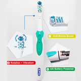Oral B Cross Action Electric Toothbrush Rotation Dual Clean 3D White Teeth Soft Bristle Replaced Haeds Battery Power Toothbrush