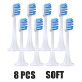 Replacement Toothbrush Heads For Xiaomi T300 T500 Sonic Electric Teeth Brush Mijia T300 Nozzles With Dust Cover Vacuum Packaging