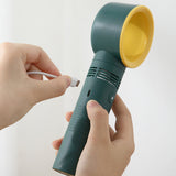 Portable Bladeless Fan Cordless Handheld USB Rechargeable Cooling Fan Summer Mini Air Cooler 3 Speed Level Leafless Desktop Fan