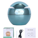 USB Aroma Essential Oil Diffuser Ultrasonic Cool Mist Humidifier Air Purifier 7 Color Change LED Night Light for Office Home