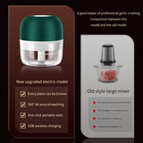 saengQ Electric Garlic Meat Garlic Masher Garlic Press Vegetable Chili  Chopper Press USB Masher Machine Kitchen Gadgets