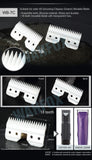 WAHFOX 2PCS/SET Replacement Ceramic Blades For Oster A5 Grooming Clippers Blade 18Teeth With Box