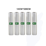 Vacuum Food Saver Sealer Bags Rolls For Vacuum Packing Machine 12/15/20/25/28cmx500cm for Vacuum Sealer for Meat Fruits