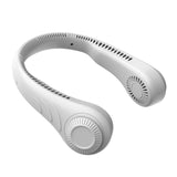 Portable Leafless Hanging Neck Fan,360 Degree Lazy Usb Neckband Fan 78 Surround Air Outlets USB 4000Mah Rechargeable Mini fan