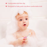 Seago Kid's Sonic Electric Toothbrush Battery Powered 16000 Strokes/Min LED Light 2 Mins Timer Soft Bristle for 0 to 4 Age Baby