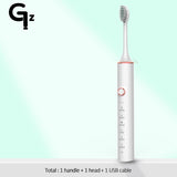 New 2022 N100 Sonic Electric Toothbrush Adult Timer Brush 6 Mode USB Charger Rechargeable Tooth Brushes Replacement Heads Set