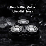 Professional Electric Shaver for Men 3D Triple Floating Blade Razor Shaver USB Rechargeable Fast Charging Beard Machine Travel