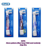 Oral B Toothbrush Heads Replacement Children Cartoon Soft Bristles Round Electric Tooth Brush Heads Oral Care for Kids 2Pcs/4Pcs