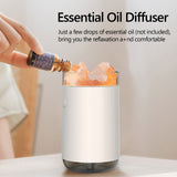 Portable Crystal Aromatherapy Humidifier USB Aroma Essential Oil Diffuser Air Humidificador with Atmosphere Lamp Home