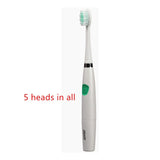 Seago Sonic Electric Toothbrush Whiten Teeth Gums Protection 2 Minutes timer Washable Travel Toothbrush 3 Brush Heads