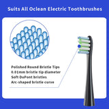 Oclean Brush Heads Suitable for Oclean Electric Toothbrush Replacement Brush Heads for Oclean X/ X PRO/ Z1/ F1/ One/ Air 2 /SE