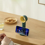 Portable Bladeless Desktop Fan Handheld USB Rechargeable Mini Cooler No Leaf Handy Cooling Fan Air Cooler Fans