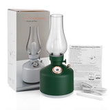 Mini Retro Air Humidifier Wireless 280ML Essential Oil Diffuser Rechargeable Cool Mist 7 Color LED Lights Christmas Gift