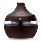 Wood Grain Ultrasonic Air Humidifier Aroma Essential Oil Diffuser Home Car Desktop Mist Maker Small Air Conditioning