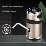 Wireless Automatic Electric Water Pump USB Charging Button Dispenser Gallon Bottle Drinking Switch for Water Pumping Device