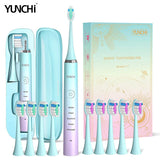 Ultrasonic Electric Toothbrush 5 Mode Automatic Teeth Whitening Cleaner Adult Smart Timer Waterproof 4 Hours Charge Last 45 Days