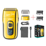 Professional Barber Shaver Beard Trimmer Shaper 3-Speed Electric Shaver Bald Head Shaving Machine Beard Electric Razor For Men